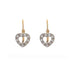 18k Yellow Gold Cubic Bria Earrings