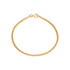 18k Yellow Gold Curb Link Bracelet Italy