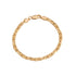 18k Yellow Gold Fancy Link Italy