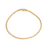 18k Yellow Gold Flat Mariner Link Bracelet