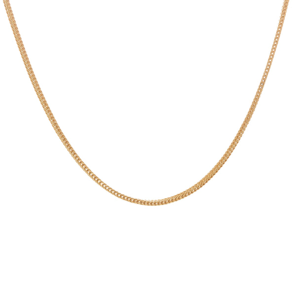 18k Yellow Gold Foxtail Chain