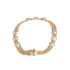 18k Yellow Gold Half Circle Design Bracelet