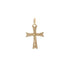 18k Yellow Gold Jesus Cross Pendant