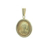 18k Yellow Gold Oval Cameo Pendant