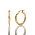 18k Yellow Gold Soft Twist Hoop Montserrat Earrings
