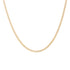 18k Yellow Gold Solid Curb Chain Italy