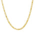 18k Yellow Gold Solid Link Bar Chain Italy