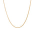 18k Yellow Gold Solid Serpentine Chain
