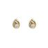 18k Yellow Gold Studs Cubic Stone Nylah Earrings