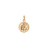 18k Yellow Gold Traditional Saint Pendant