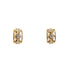 18k Yellow Gold Tripple Cubic Jennifer Earrings