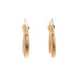 18k Yellow Gold Tube Style Hoops Tina Earrings