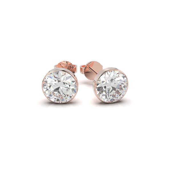 Izyana Lab Round Diamond Studs