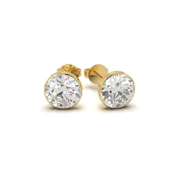 Izyana Lab Round Diamond Studs