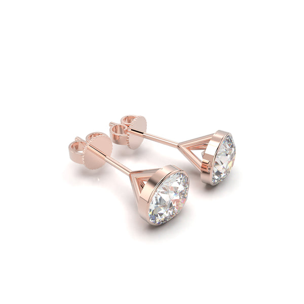 Izyana Lab Round Diamond Studs