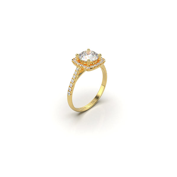 Clara Halo Engagement Ring