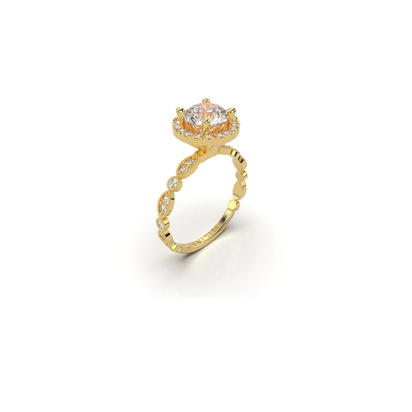 Julia Halo Engagement Ring
