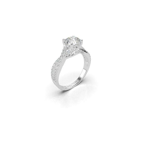 Aurora Pave Engagement Ring