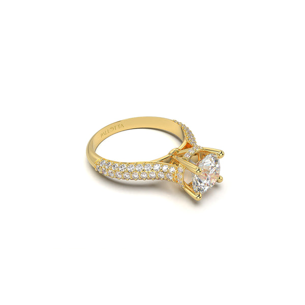 Marie Pave Engagement Ring