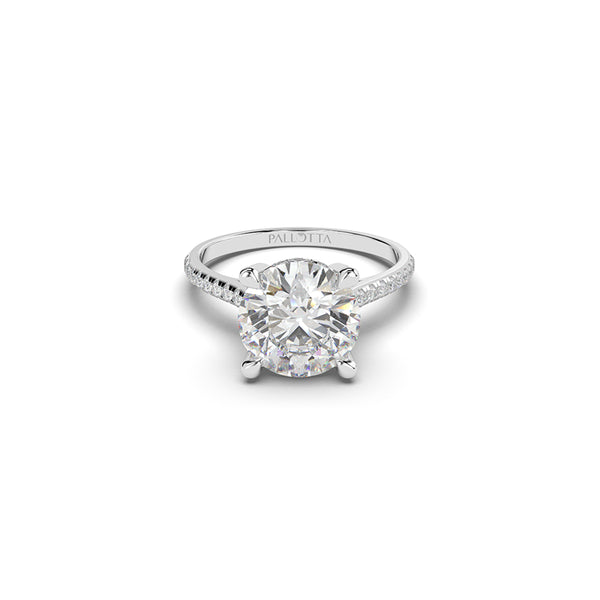 Rubina Pave Engagement Ring