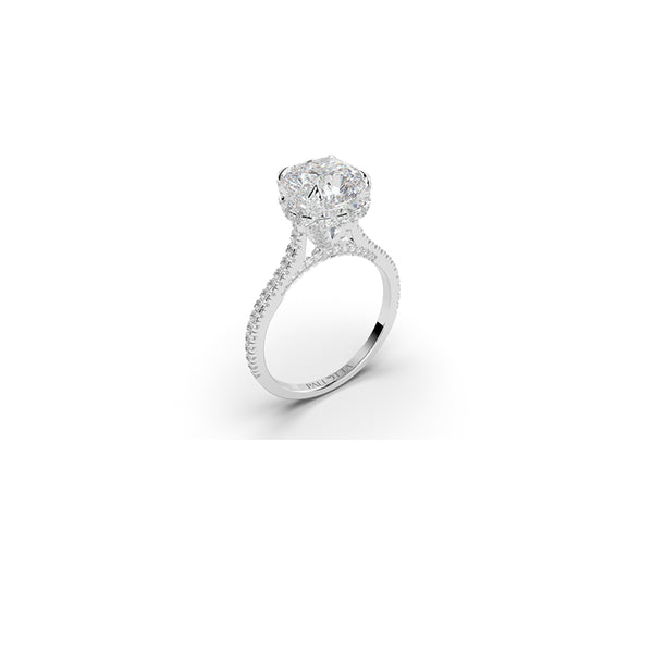 Carter Accent Round Engagement Ring