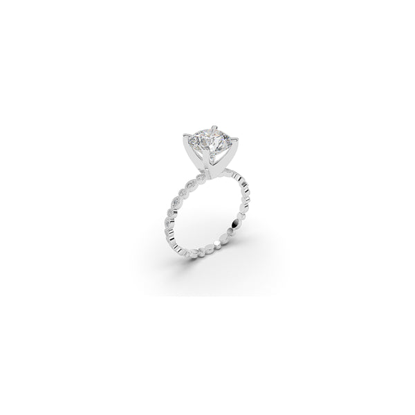Nidah Side Stone Diamond Ring