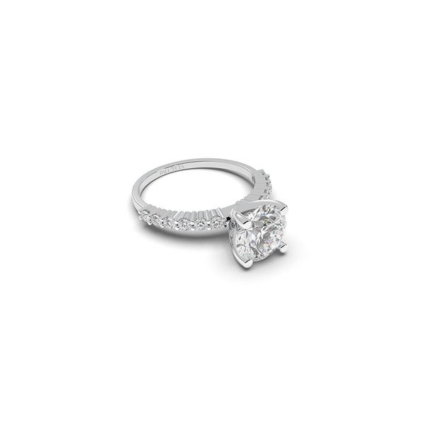 Izah Side Stone Diamond Ring