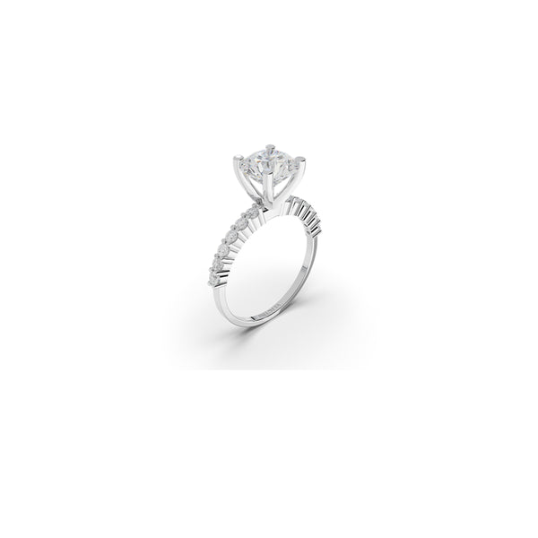 Izah Side Stone Diamond Ring