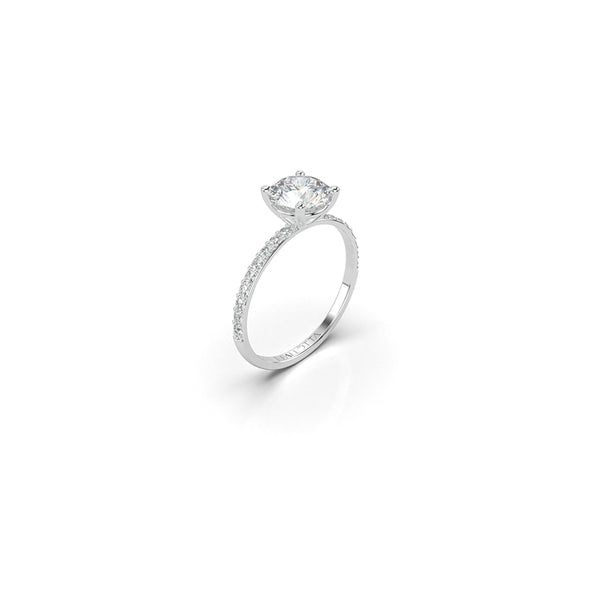 Qiana Side Stone Diamond Ring