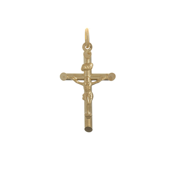 Annelies Tube Cross with Jesus Pendant