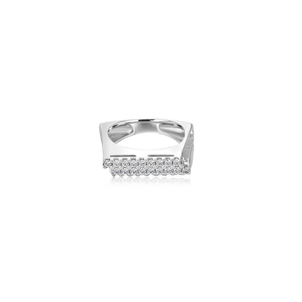 Francesca Double Row Ring