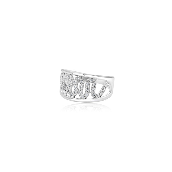 Giuliana Swirl Cubic Ring