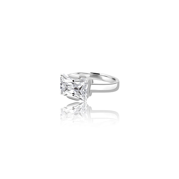 Anete Large Rectangular Ring