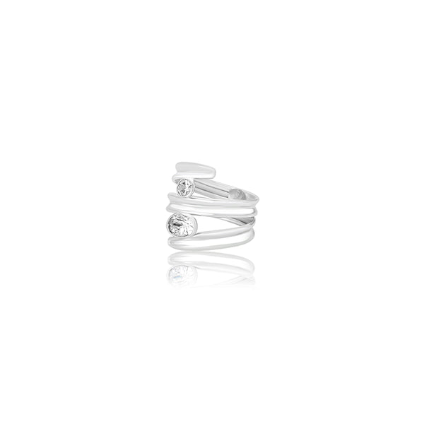 Elvira Spiral Oval Ring