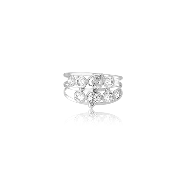 Donatella Cubic Light Ring