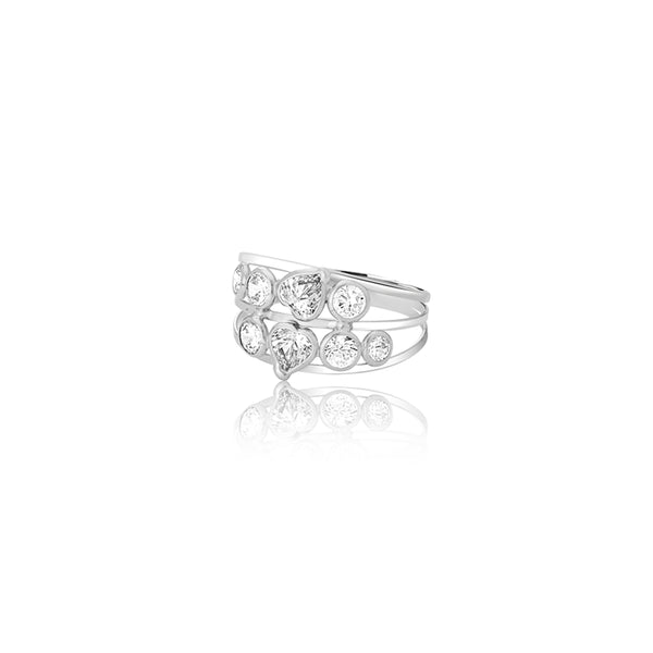 Donatella Cubic Light Ring