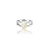 Eleonora Split Genuine Pearl Ring