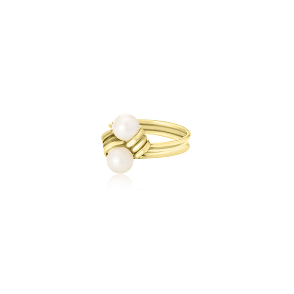 Gilda Double Pearl Ring