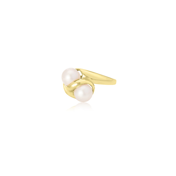 Gia Double Pearl Ring