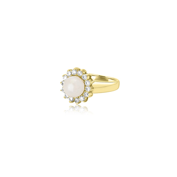 Gloria Halo Pearl Ring