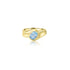 Rosina Aqua Oval Ring