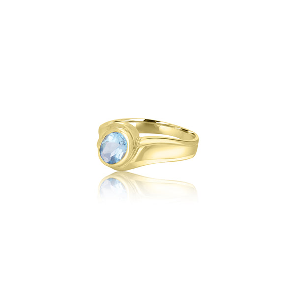 Rosina Aqua Oval Ring