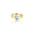 Addolorate Tempa Aqua Cubic Oval Ring