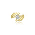 Nabilla Cubic Six Prong Ring