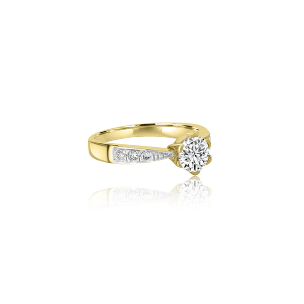 Belleza T-Tone Six Prong Ring