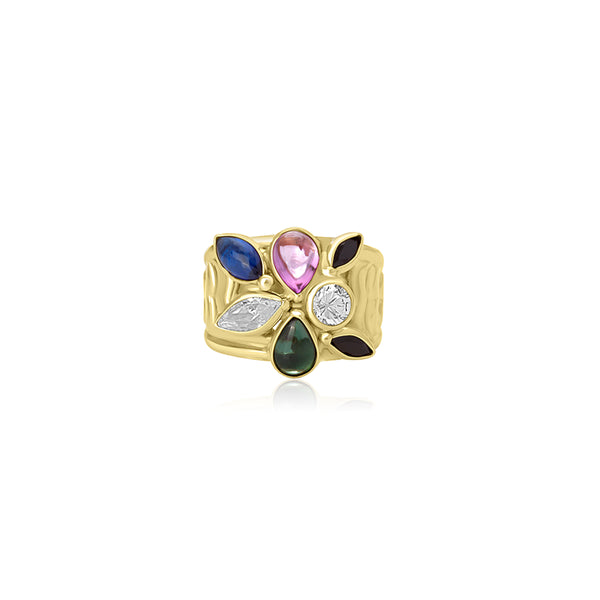 Ebere Gemstone Wild Color Ring