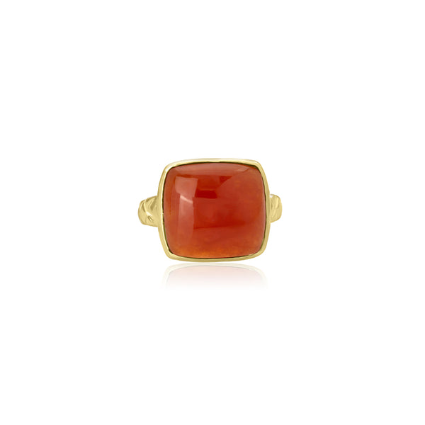 Gela Square Orange Stone