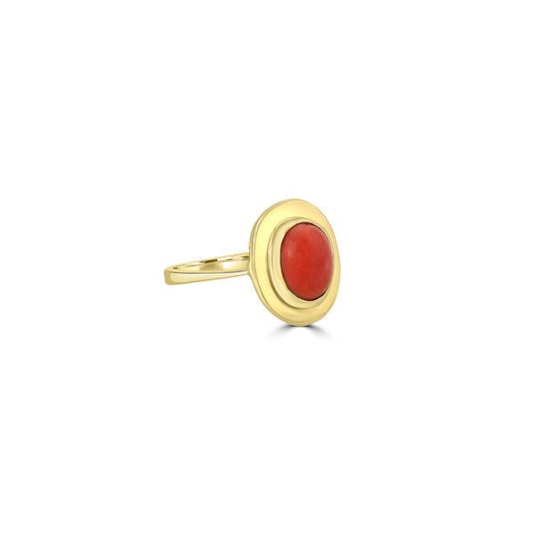 Gethera Oval Red Ring