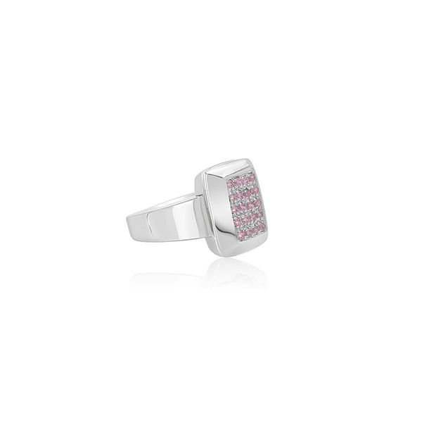 Gisela Pink Cubic Fancy Ring