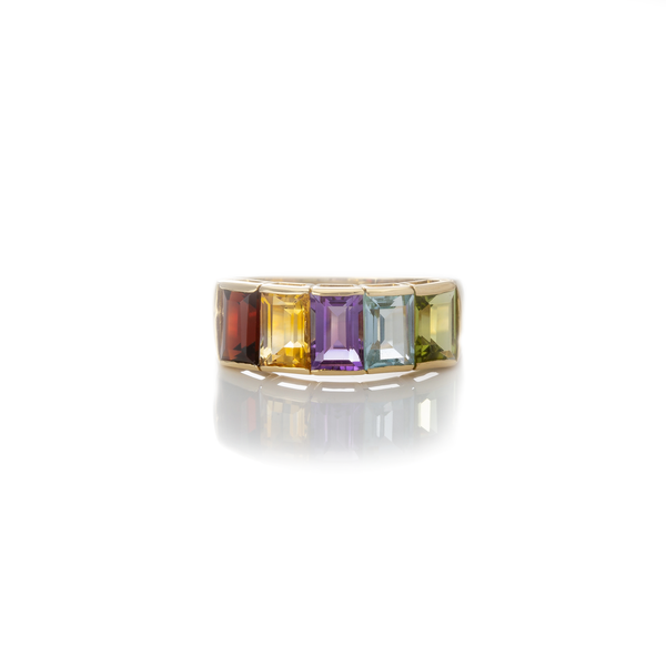 Idina Emerald Stone Ring